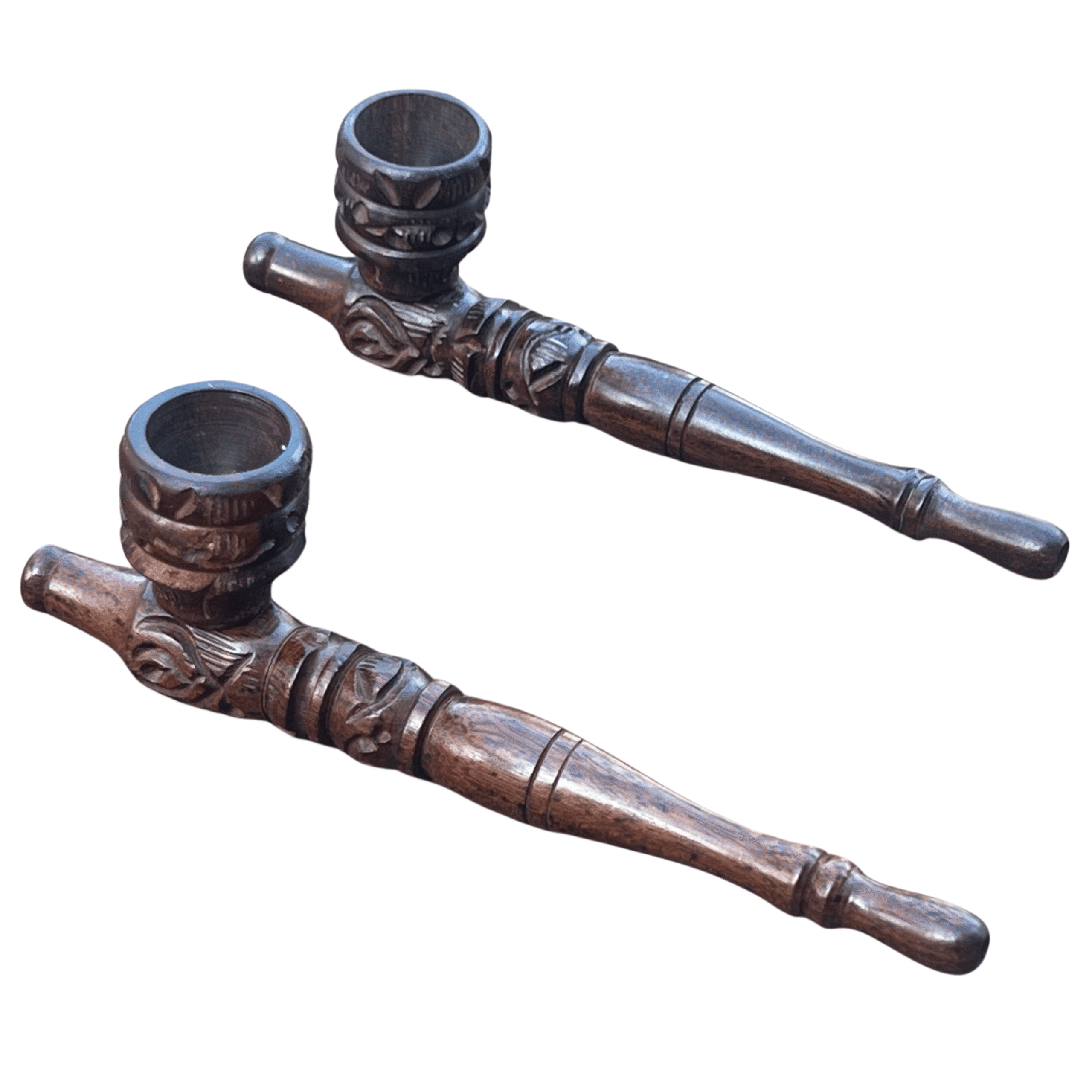 Ebony wood pipe set